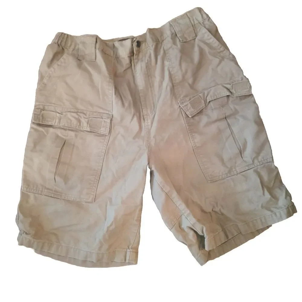Boulder Creek Tan Cargo Shorts Size 40 Tall